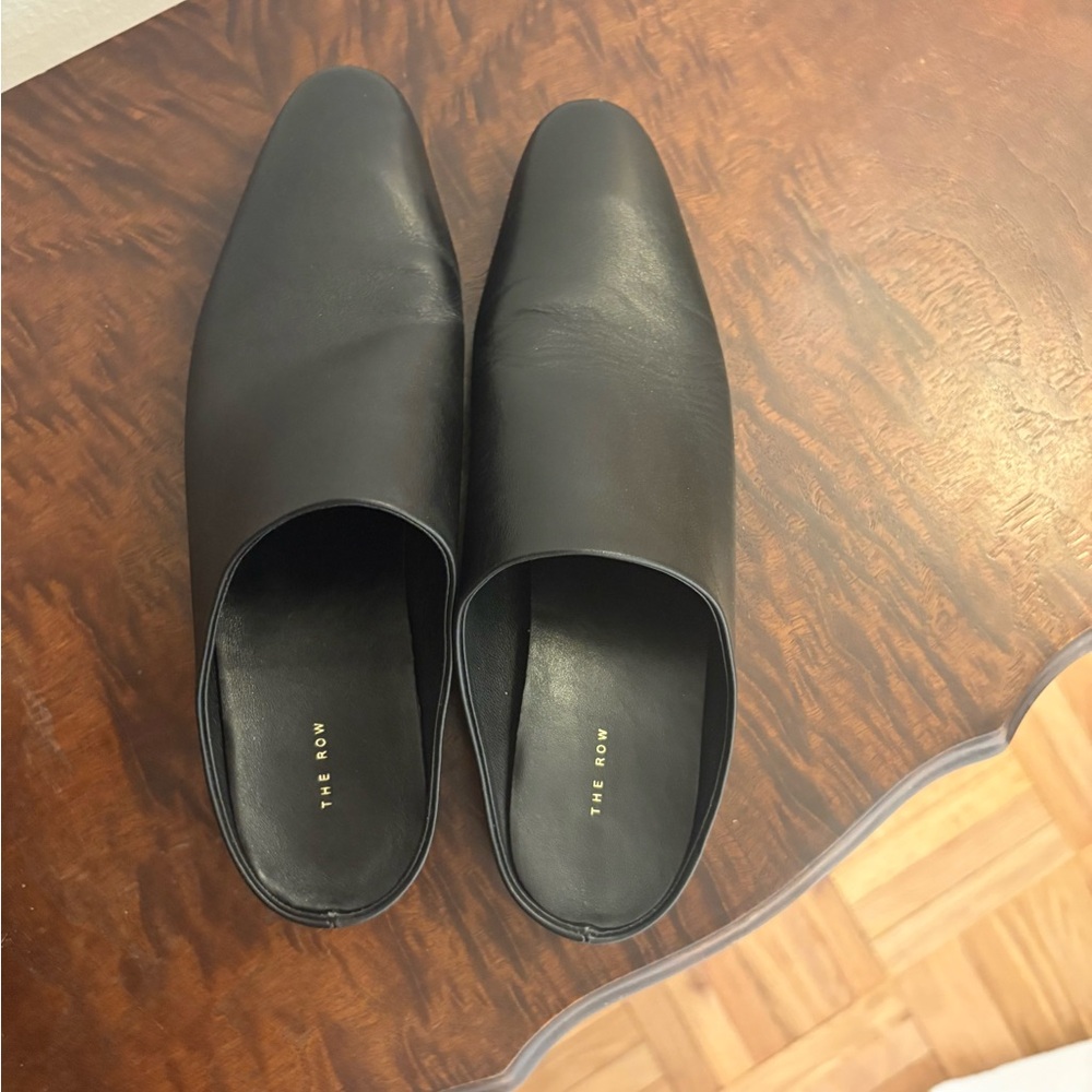 The Row 'Sabot' Leather Flats